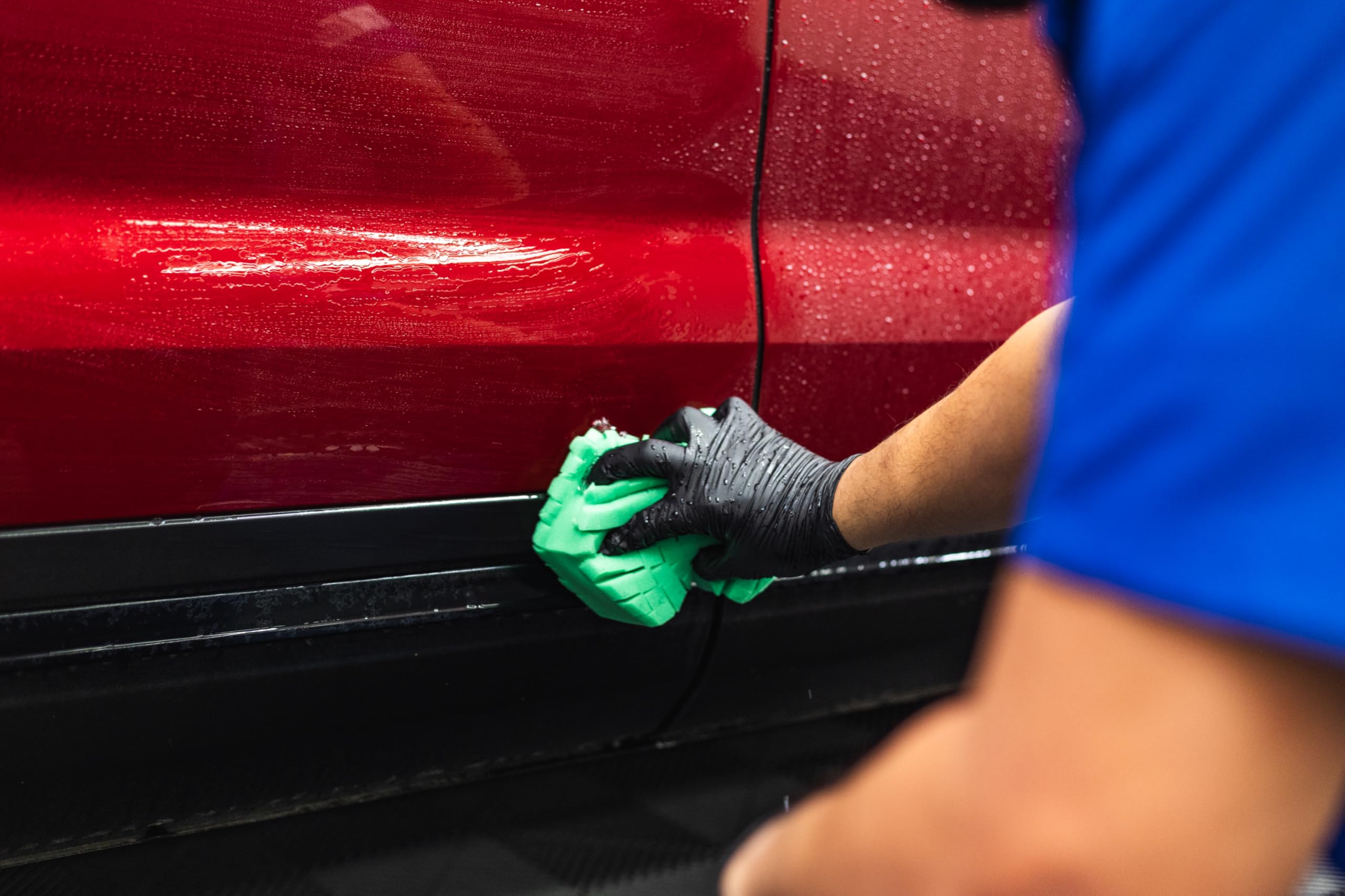 Armour Detail Supply - Villain Sponge - Ergonomically-Designed Foam Designed for Rinseless and Bucket Washes; Soft, Durable Foam Picks Up Dirt for A Scratch-Free Finish - Image 6