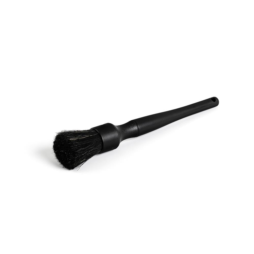 Detail Factory - Boar Hair Detailing Brush Short-Handle + Long-Handle Combo Kit - Comfortable Grip and Heavy-Duty Scrubbing - Orange - Image 3