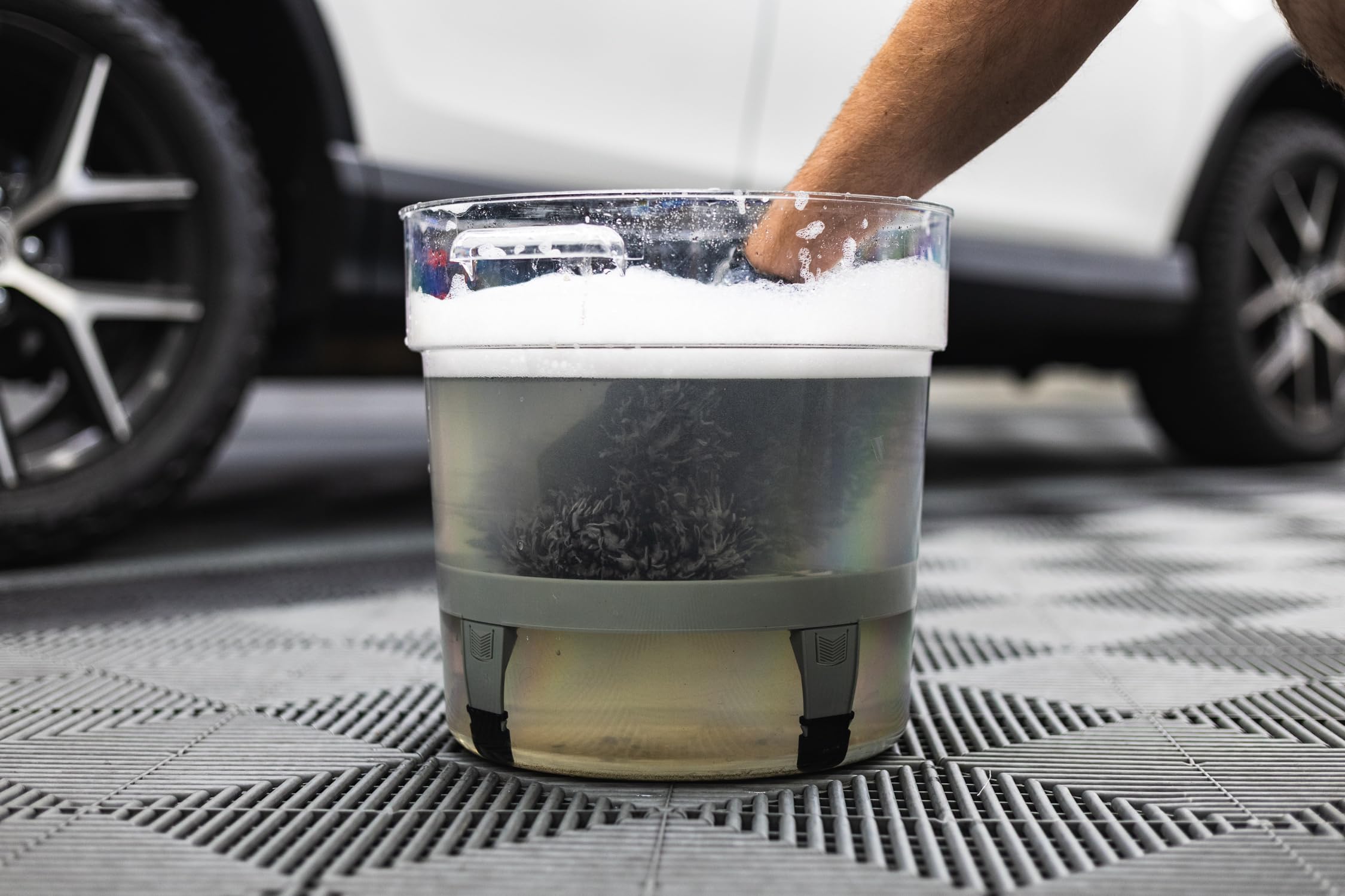 Detail Factory - Clean Screen Bucket Filter – Grit Guard for 5 Gallon Bucket, Car Wash Bucket Dirt Trap Insert – Prevent Scratches & Swirls – Octane Avalanche - Image 6