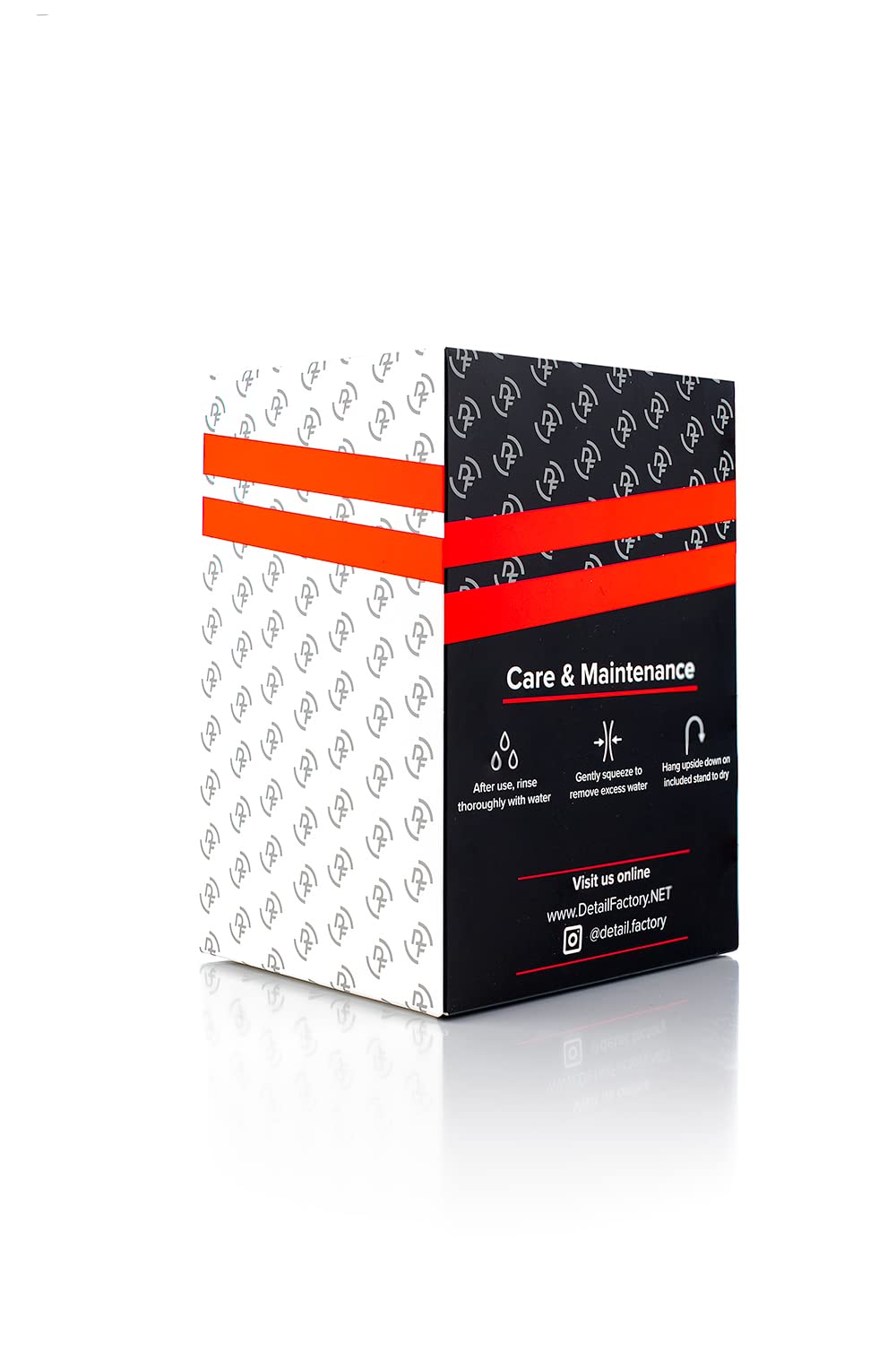 Detail Factory - Curveball XL Synthetic Brush - Ultra Soft Bristles, Comes with Storage Rack, Covers Large Area Inside or Outside Vehicles - Red - Image 5