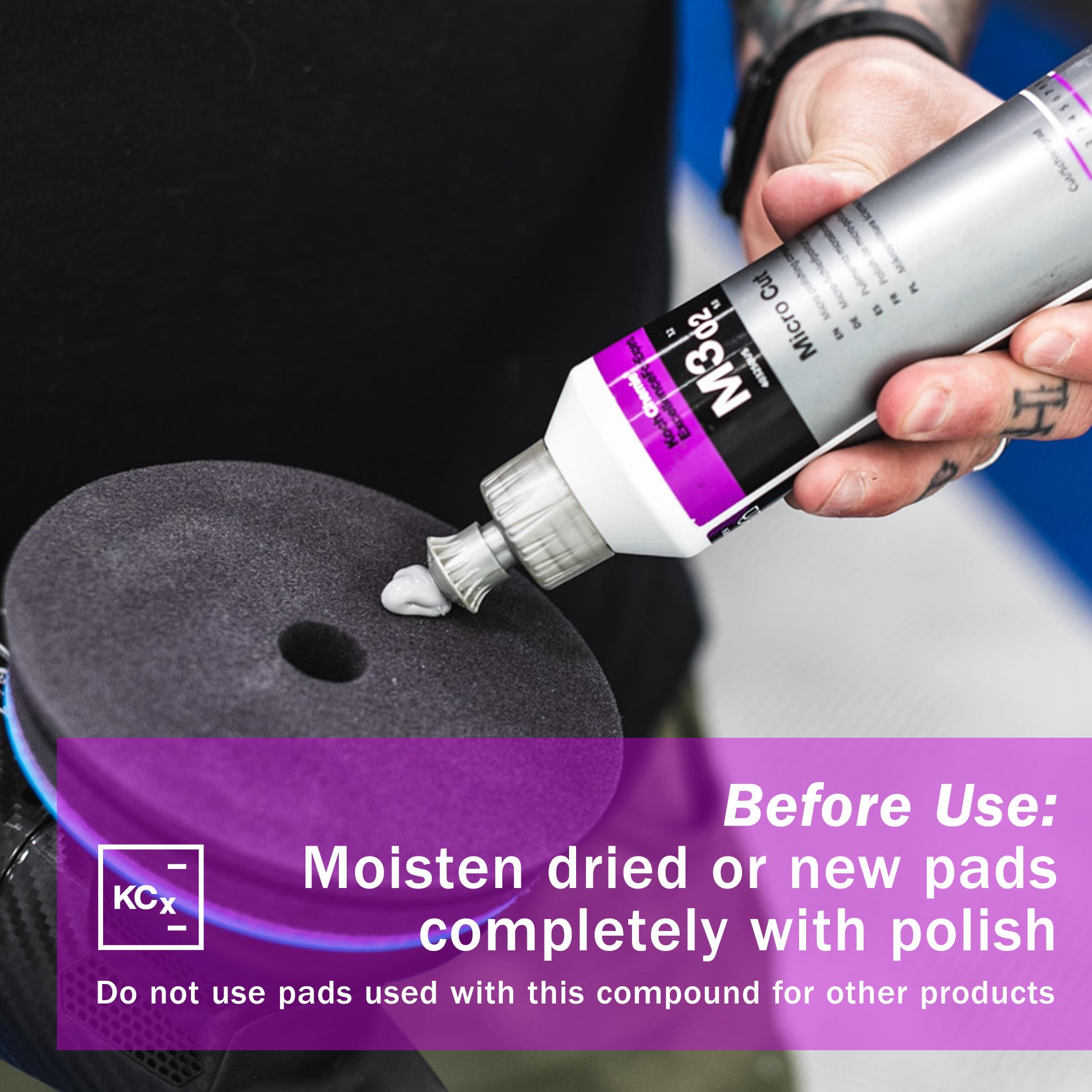 Koch-Chemie - Micro Cut Polishing Compound - Silicone Oil-Free; Permanent Removal of Holograms, Fine Scratches, and Sanding Marks to P3000 Grain Size; High Gloss Finish (250 milliliters) - Image 5