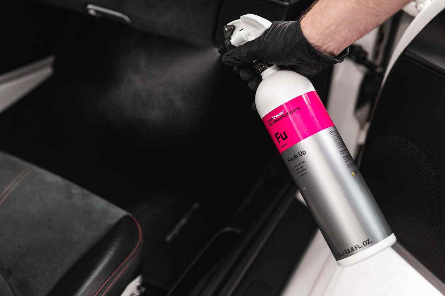 KOCHCHEMIE Fresh Up - Eliminate Unpleasant Smells in Vehicles Such As Smoke and Animal Odor; Deodorizes Leaving a Fresh Fragrance; NTA-Free & Safe on Textiles, Upholstery, Roof Liners, Etc. (1 Liter) - Image 4