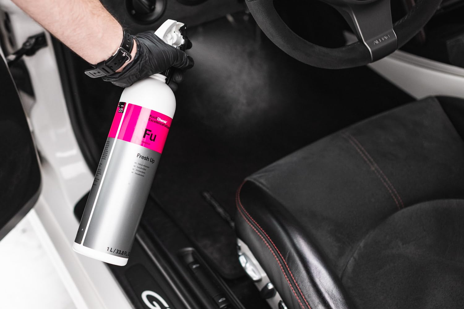 KOCHCHEMIE Fresh Up - Eliminate Unpleasant Smells in Vehicles Such As Smoke and Animal Odor; Deodorizes Leaving a Fresh Fragrance; NTA-Free & Safe on Textiles, Upholstery, Roof Liners, Etc. (1 Liter) - Image 5