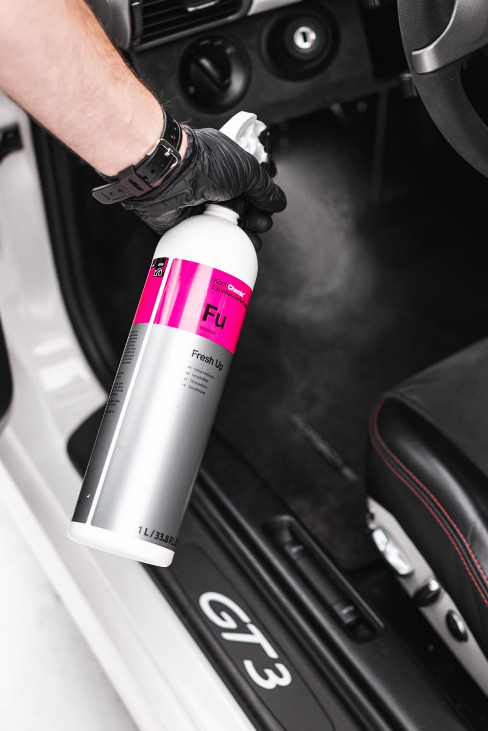 KOCHCHEMIE Fresh Up - Eliminate Unpleasant Smells in Vehicles Such As Smoke and Animal Odor; Deodorizes Leaving a Fresh Fragrance; NTA-Free & Safe on Textiles, Upholstery, Roof Liners, Etc. (1 Liter) - Image 6