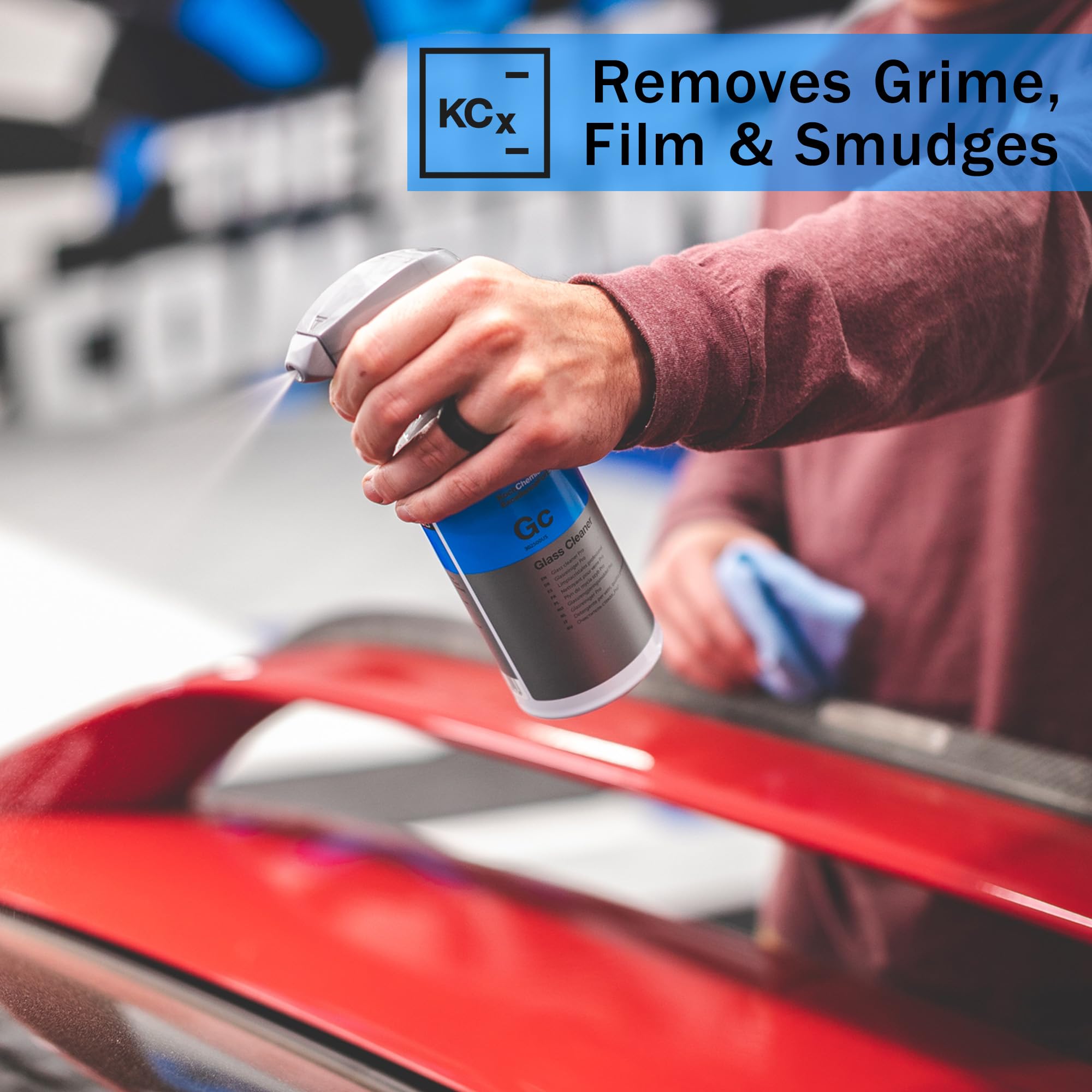 KOCHCHEMIE Glass Cleaner - Effortlessly Removes Stubborn Dirt, Oil, Grease, Insects, and Residues; Ready-To-Use Streak-Free Formula; Gloss and Smoothness Additive; Fresh Fragrance (500 milliliters) - Image 6