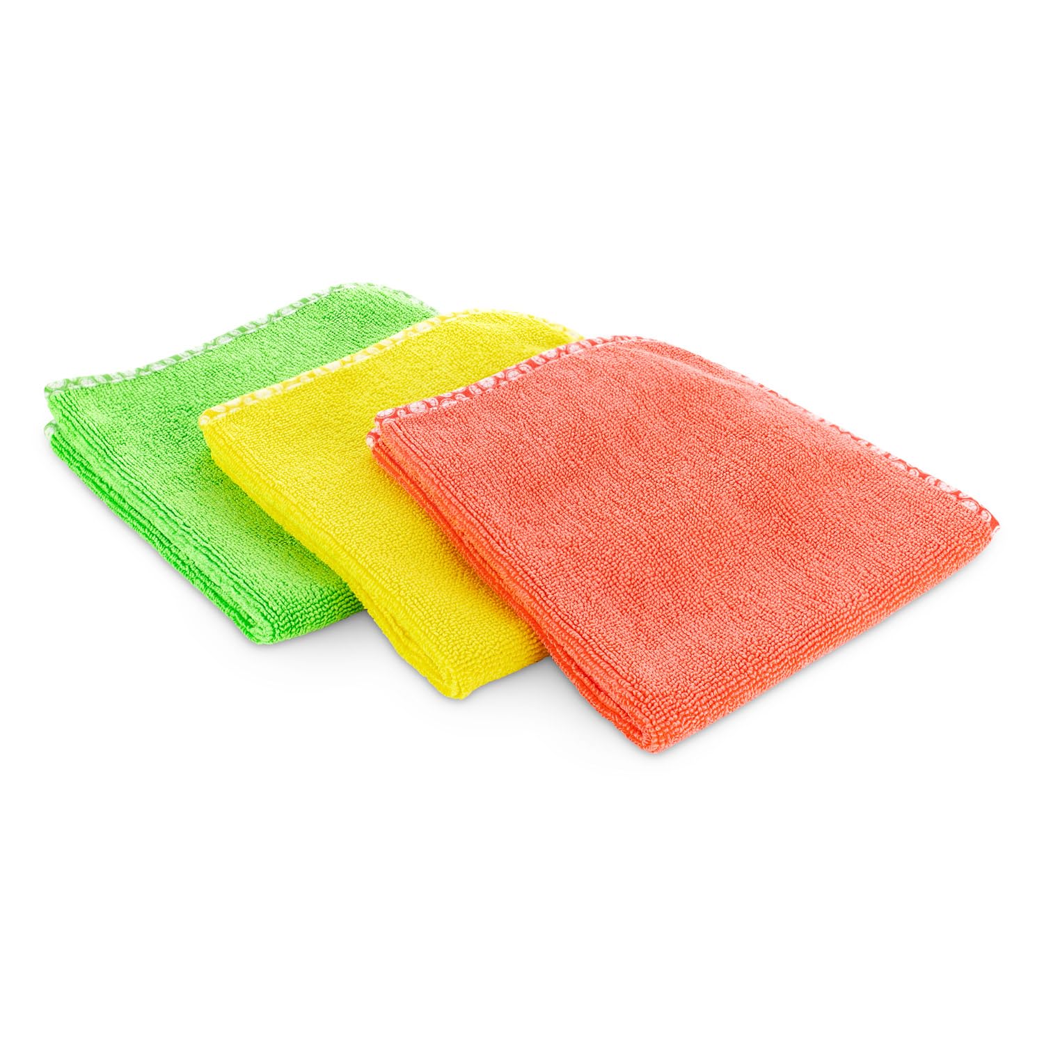 The Rag Company - Citrus Twist - Microfiber Towels for Cars Detailing 3 Pack - Premium 70/30 Blend, Twist Loop Weave, Buttersoft Suede Edge, Vibrant Citrus Print - Image 3