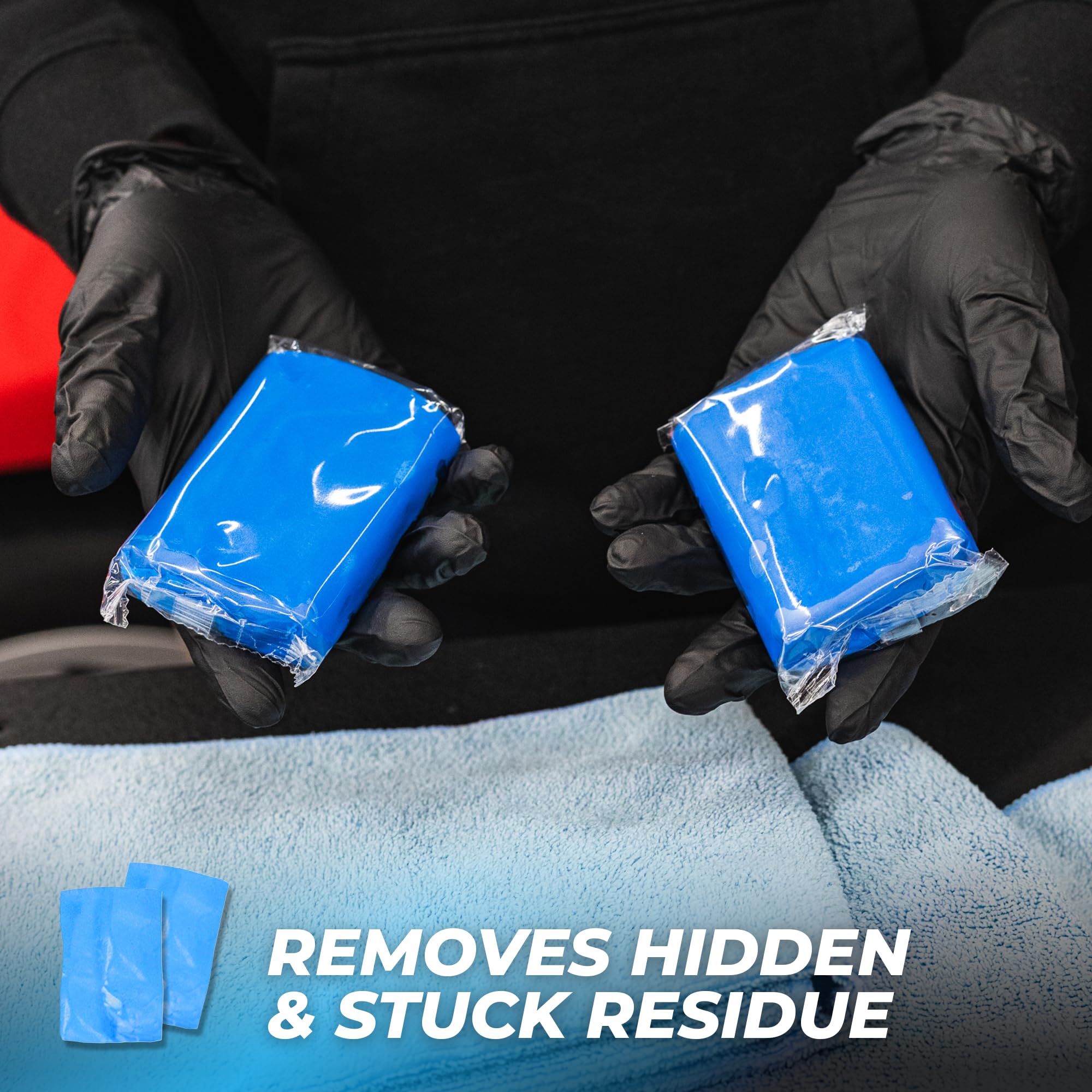 The Rag Company - Clay Bar Starter Kit - Surface Prep Kit for Cars, Trucks, SUVS & More - Includes 2 Premium Clay Bars, Clay Lube, Microfiber Towels - 6 Piece Kit - Image 3