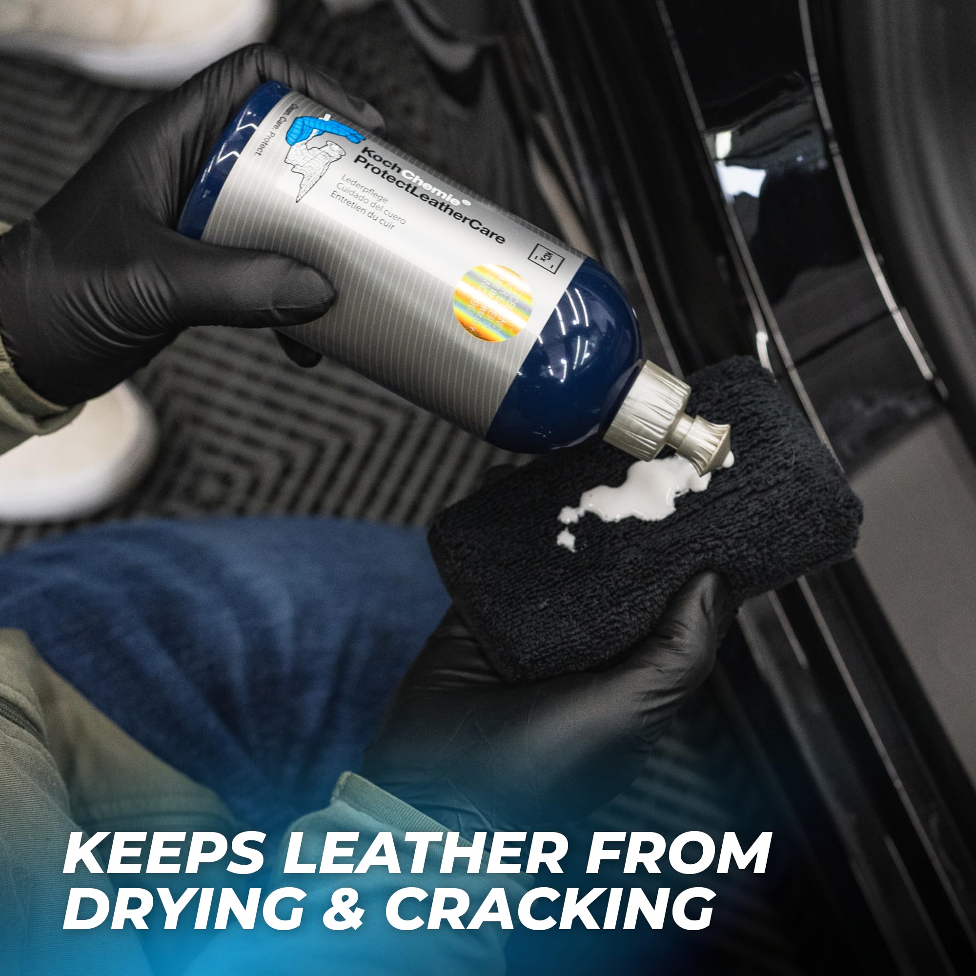 The Rag Company - Complete Leather & Interior Car Cleaning Kit - Includes Glass and Interior Cleaners, Leather Care, Microfiber Towels, Brushes and Scrubbers, Cloths, Applicators - 33 Item Set - Image 6