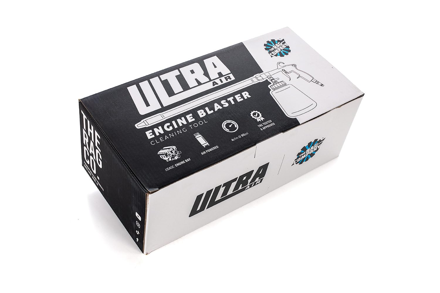 The Rag Company - The Ultra Air Engine Blaster – Exterior Detailing; Customizable Cleaning; Durable Metal Design; Obliterates Grime from Vehicle's Engine Bay - Black - Image 9