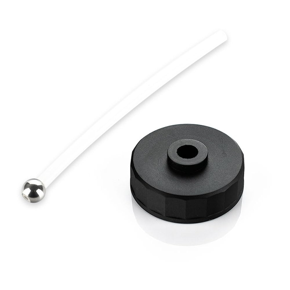 The Rag Company - ULTRA Air Tool Bottle Kit - High-Impact Replacement/Storage Bottle; Lid with Seal; Weighted Silicone Pickup Tube; and 10 Bottle Label Stickers for Contents - Image 6