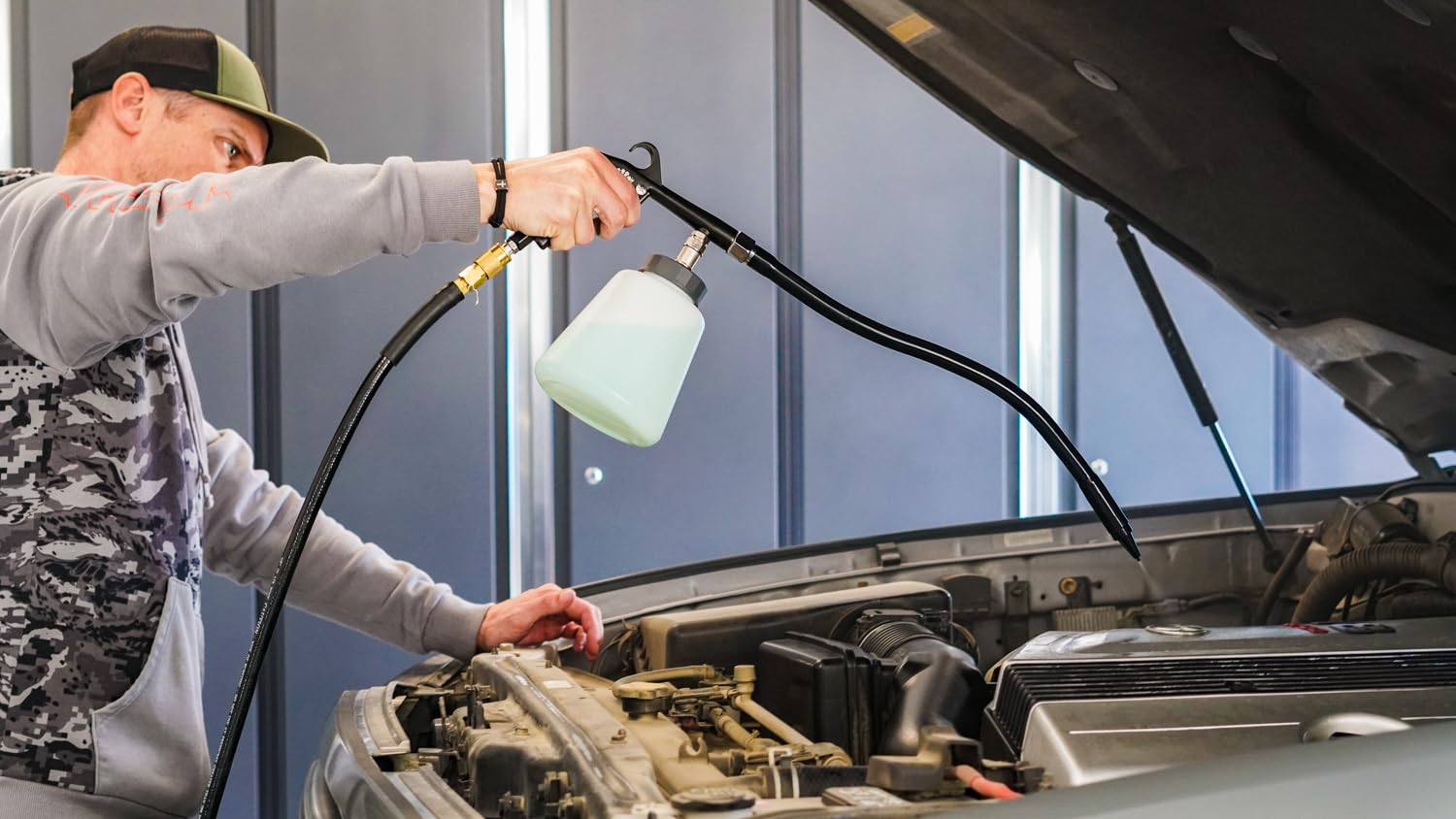 The Rag Company - ULTRA Air Tool Bottle Kit - High-Impact Replacement/Storage Bottle; Lid with Seal; Weighted Silicone Pickup Tube; and 10 Bottle Label Stickers for Contents - Image 7